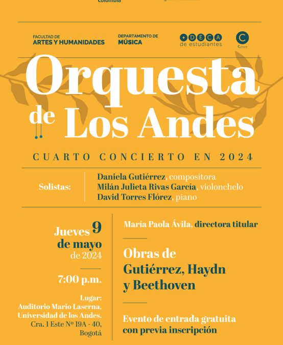 Orquesta de Los Andes: obras de Gutiérrez, Haydn y Beethoven