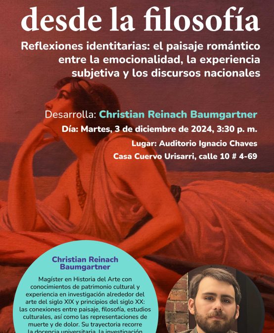 Conferencia – taller «Unas miradas desde la filosofía» por Christian Reinach