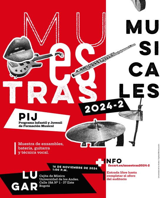 Muestras musicales del PIJ: Ensambles, batería, guitarra y técnica vocal