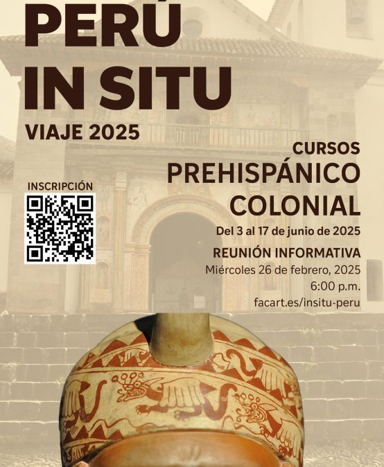 Reunión informativa Perú In situ. 2025. Convocatoria ampliada hasta el lunes 10 de marzo de 2025