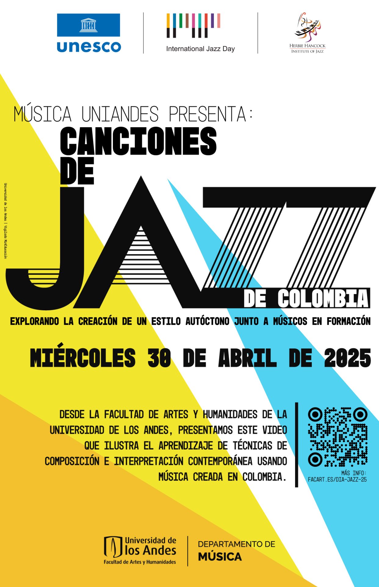 Facartes presenta su participación en el Día Internacional del Jazz 2025