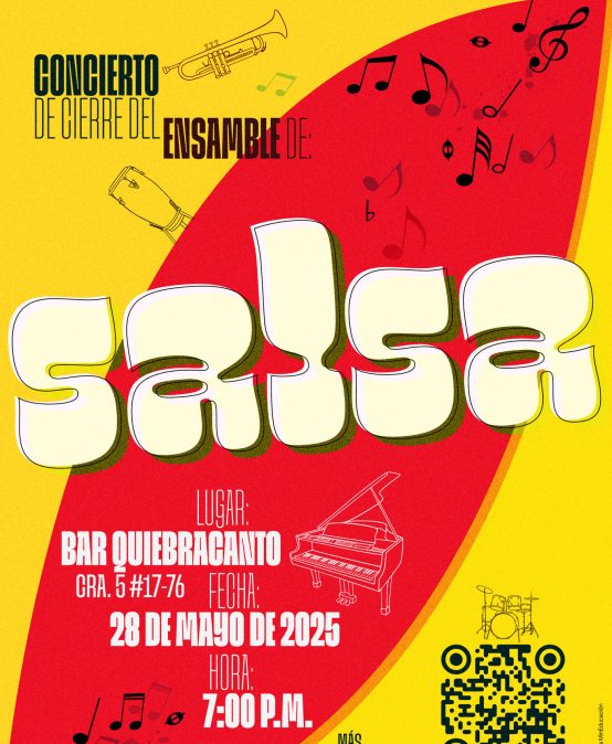 Concierto de cierre del Ensamble de Salsa Uniandes en 2025-1