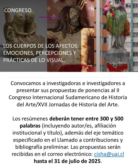 Convocatoria: Los cuerpos de los afectos | Uniandes
