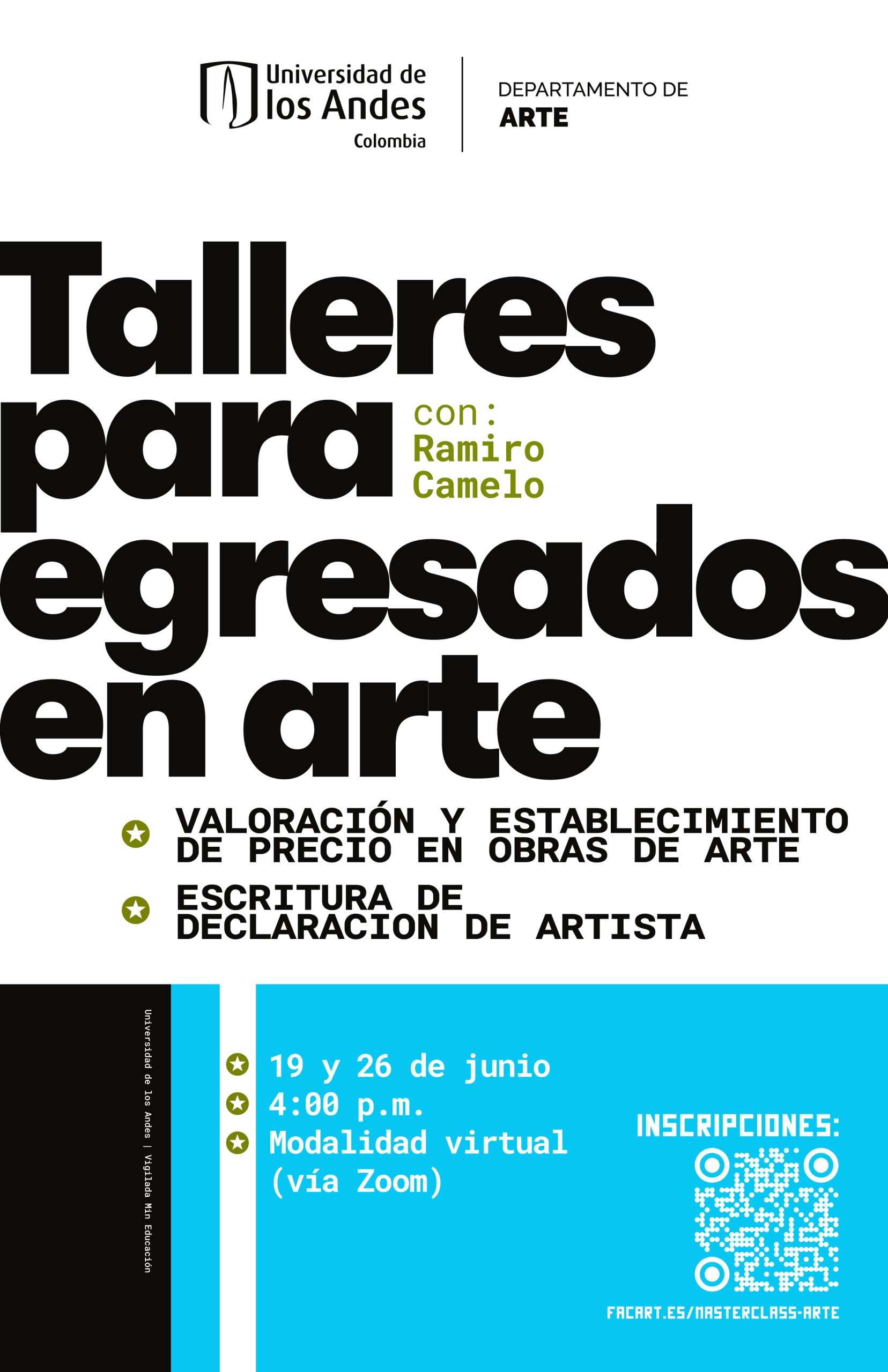 Taller: Introducción a la valoración de obras de arte y redacción de la declaración de artista