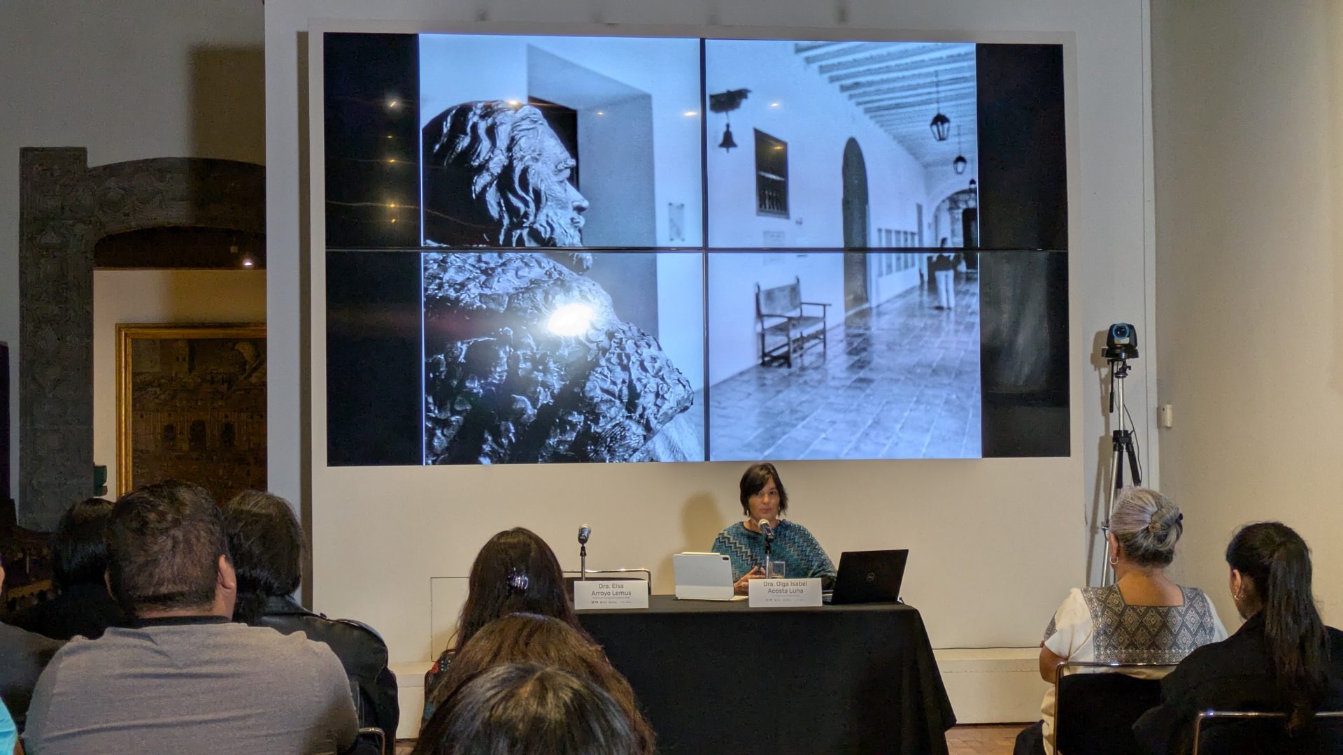Reconocimiento internacional a Olga Acosta por su trayectoria en el estudio del arte virreinal.