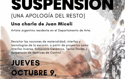 La Suspensión una charla de Juan Miceli