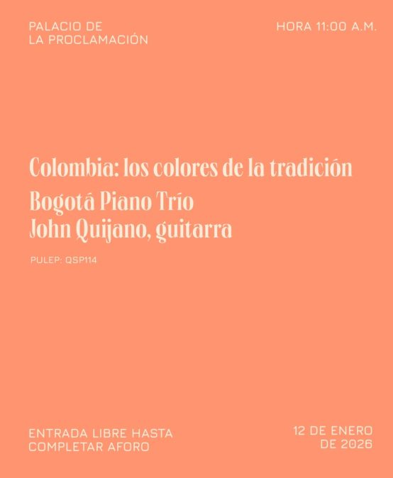 El Bogotá Piano Trío se presenta en el Cartagena Festival de Música 2026